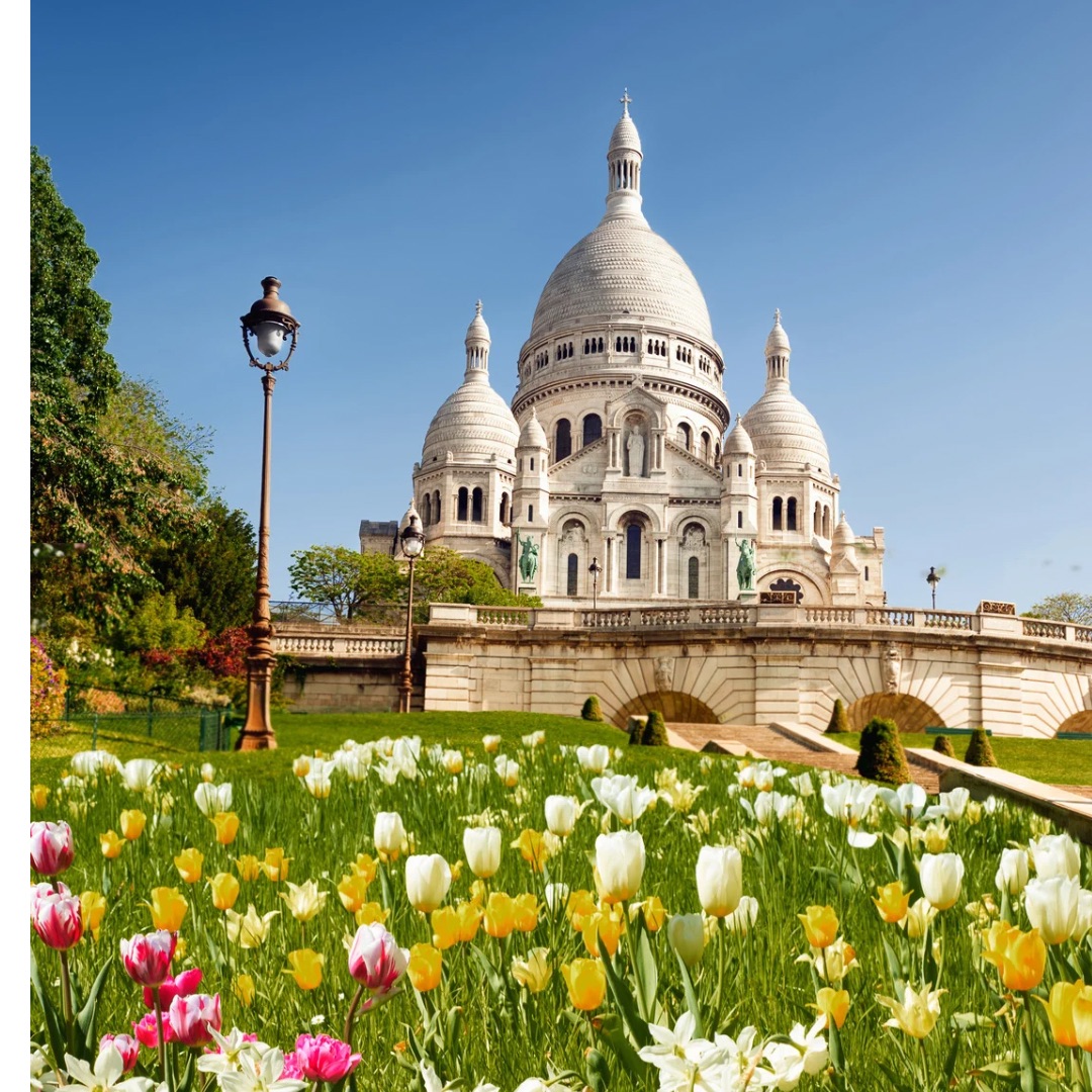 Sacre Coeur in the Spring